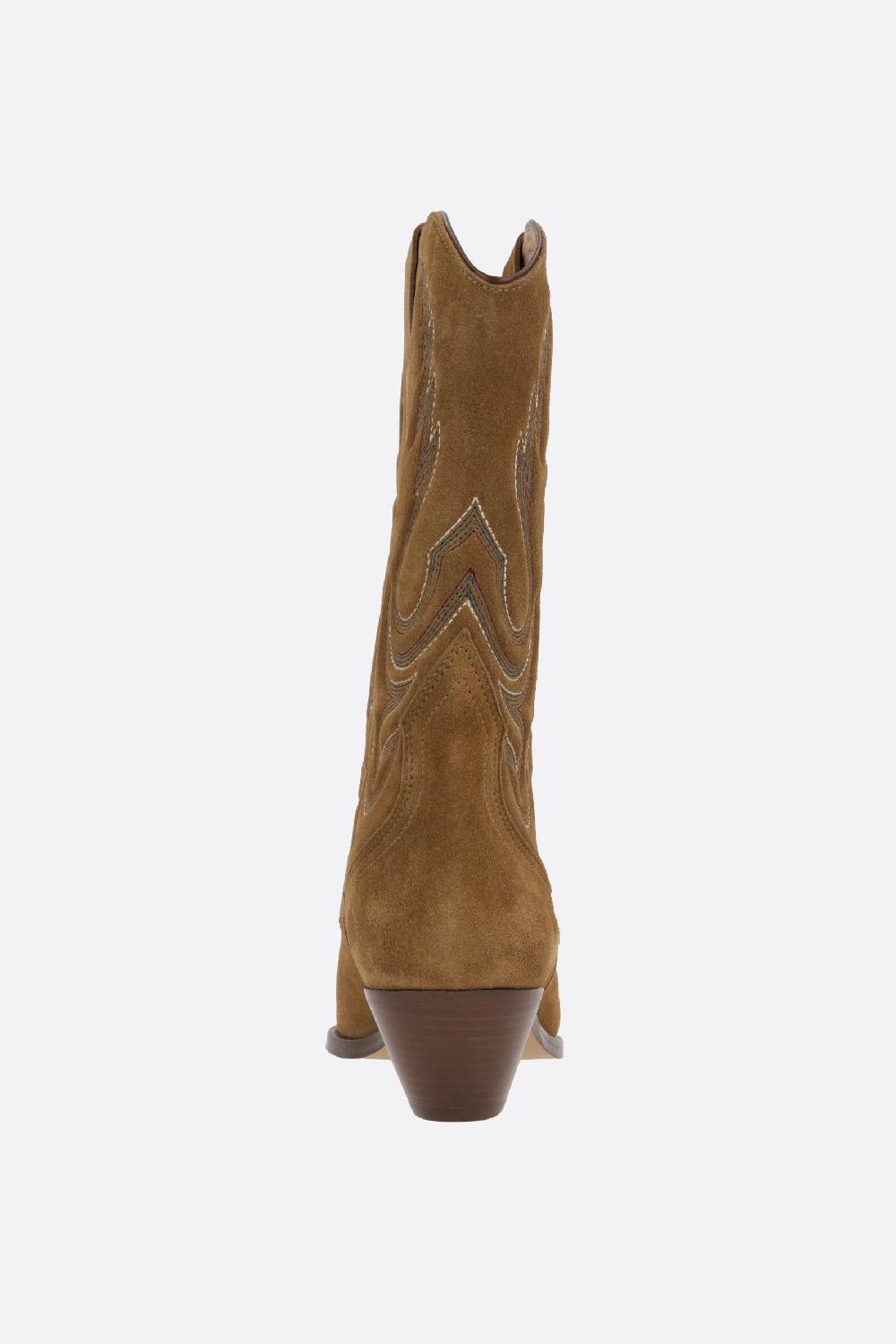 ISABEL MARANT stivaletto texano Duerto in suede In Linea