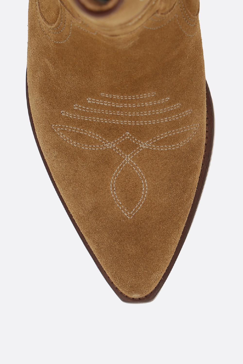 ISABEL MARANT stivaletto texano Duerto in suede In Linea