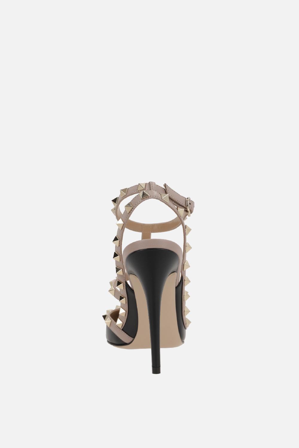VALENTINO GARAVANI slingback Rockstud in pelle liscia Promozione