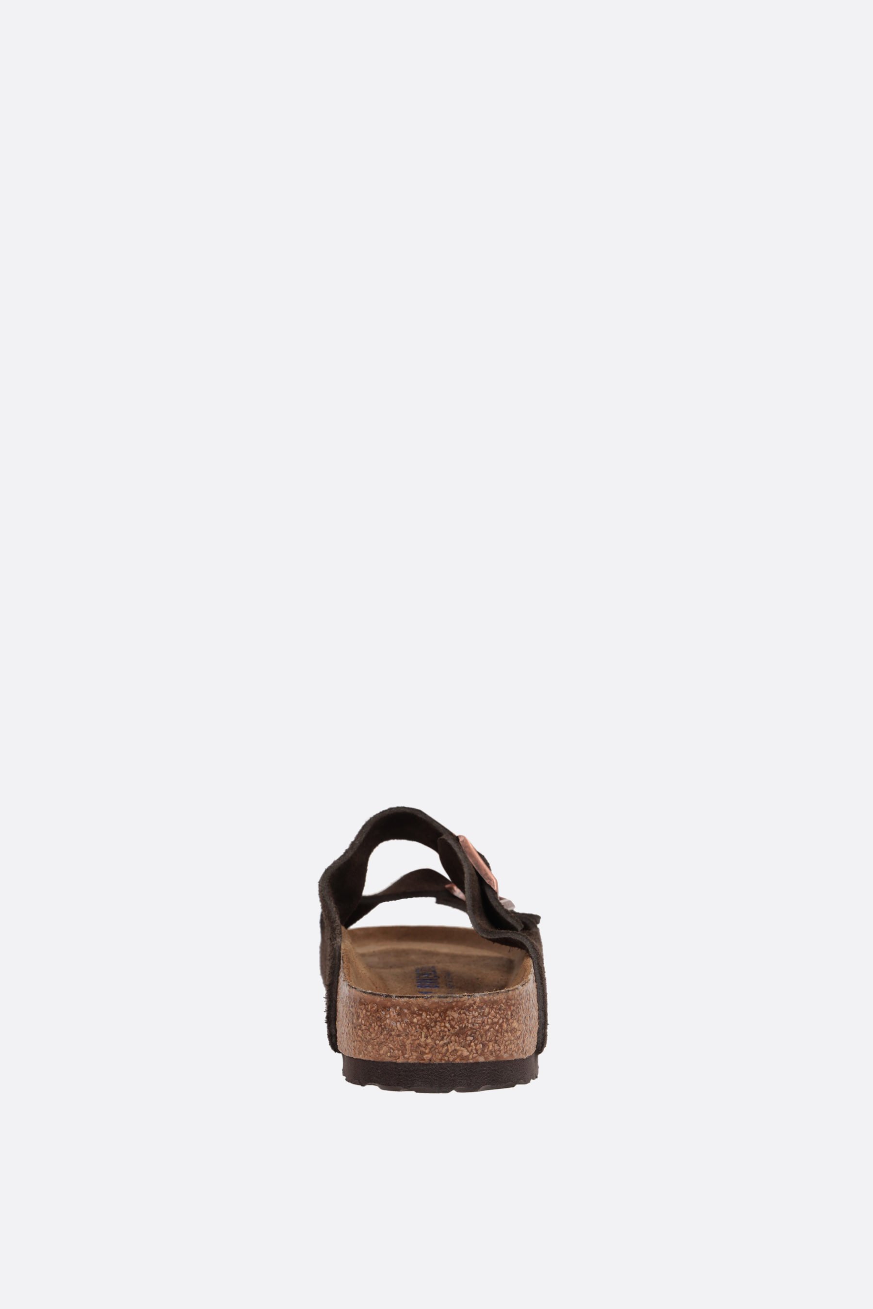 BIRKENSTOCK sandalo flat Arizona BS in suede (Narrow Fit) Spedizione Gratuita