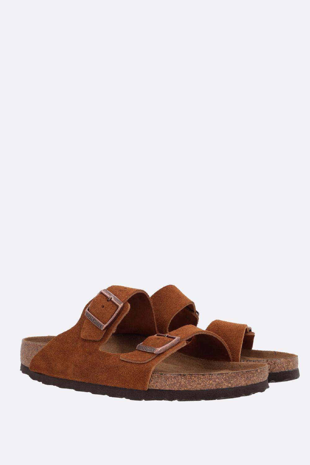 BIRKENSTOCK sandalo flat Arizona BS in suede (Narrow Fit) Pezzi Unici