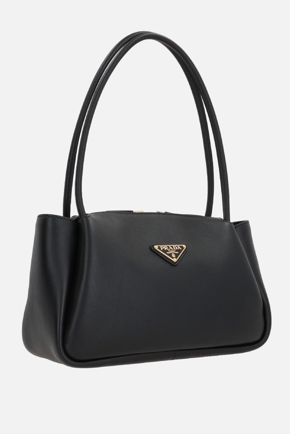 PRADA borsa a mano media in pelle martellata Negozi Online