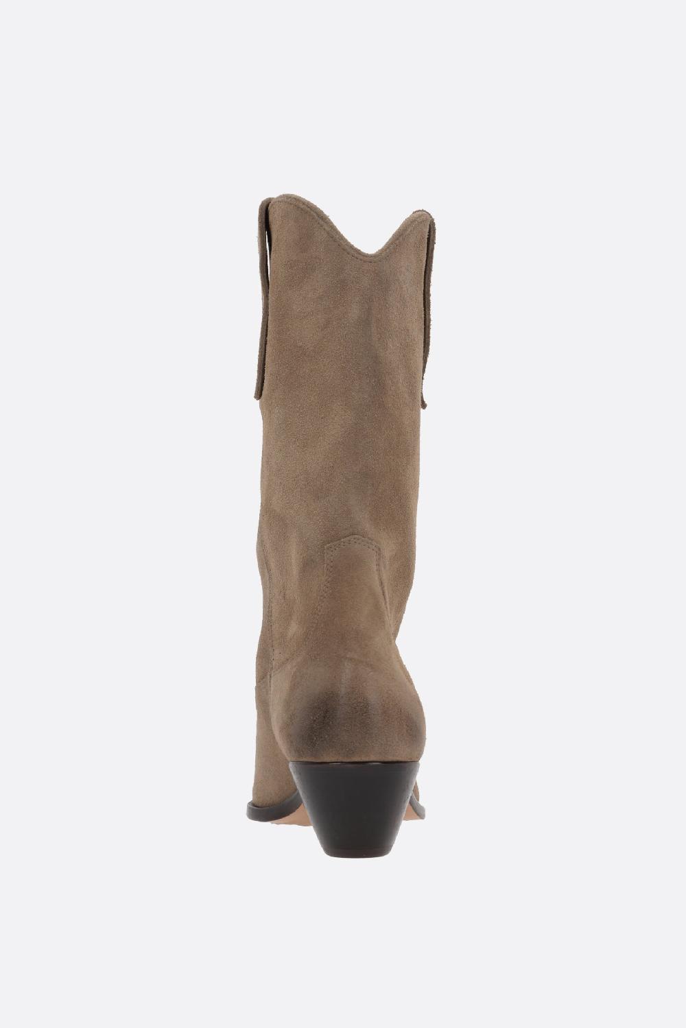ISABEL MARANT stivaletto texano Duerto in suede Consegna Veloce
