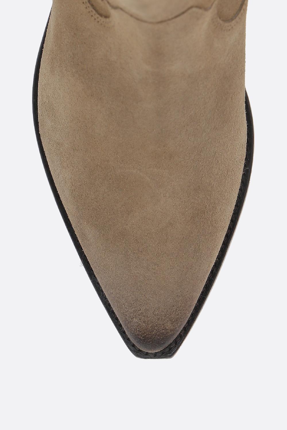 ISABEL MARANT stivaletto texano Duerto in suede Consegna Veloce
