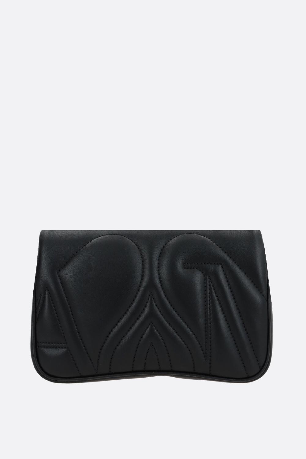 ALEXANDER McQUEEN borsa a spalla The Seal mini in nappa matelassé Offerta