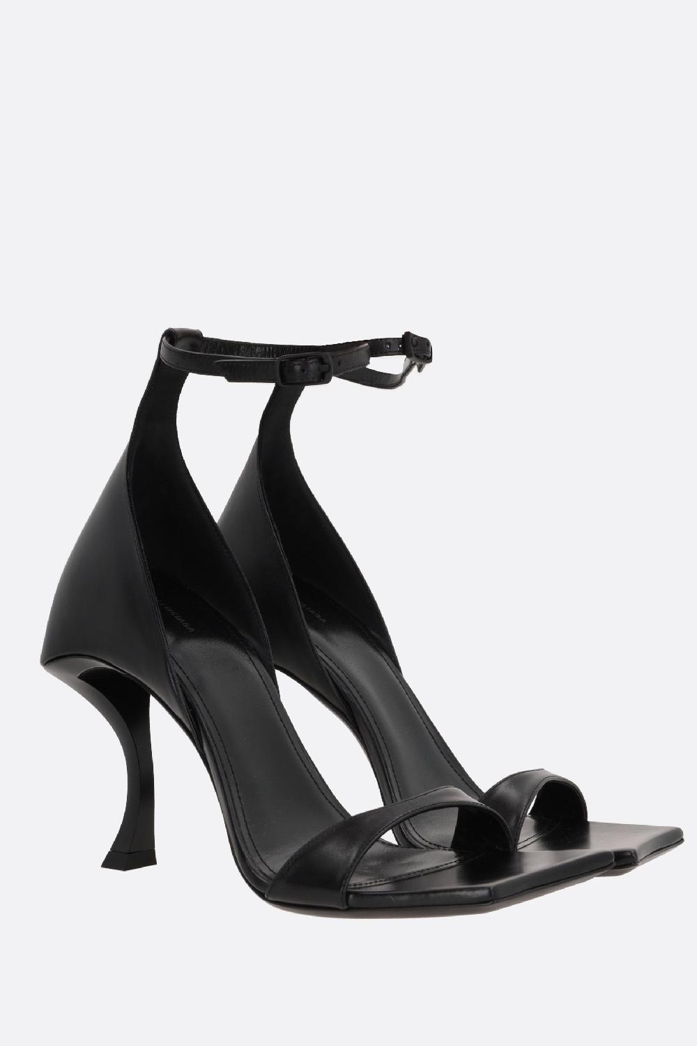 BALENCIAGA sandalo Hourglass in pelle liscia Outlet