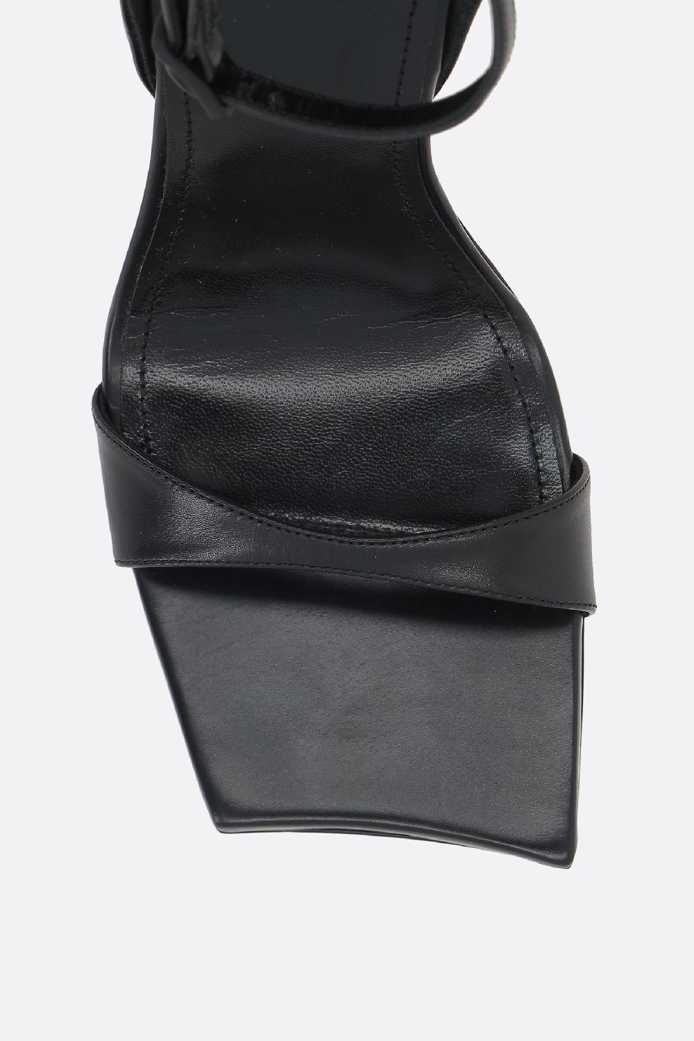 BALENCIAGA sandalo Hourglass in pelle liscia Outlet