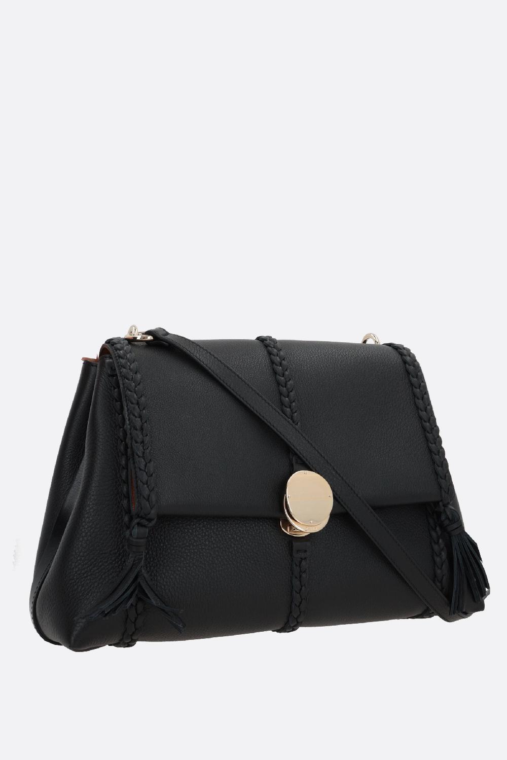 CHLOÉ borsa a spalla Penelope media in pelle martellata In Vendita