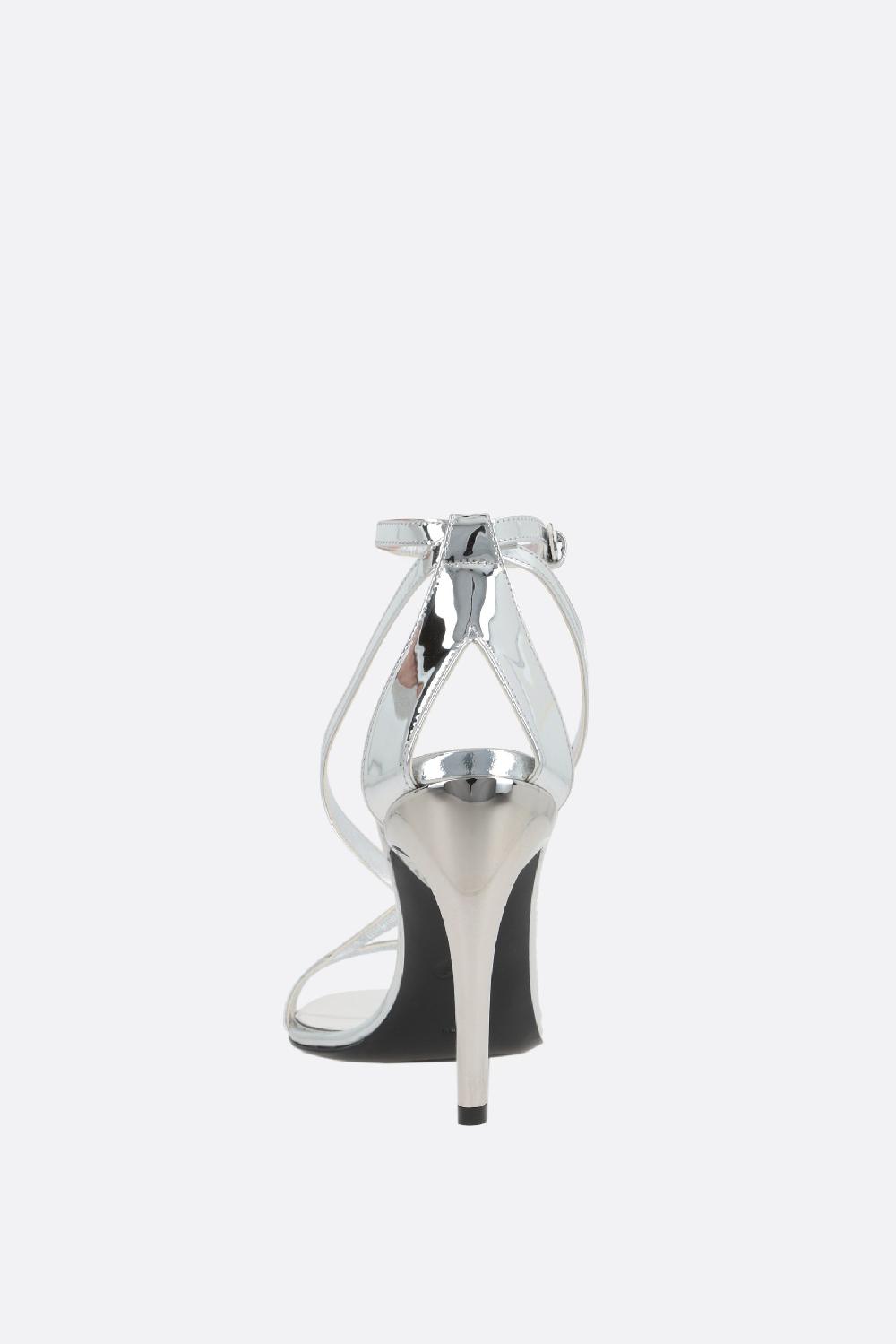 ALEXANDER McQUEEN sandalo Armadillo in ecopelle effetto specchio Offerte