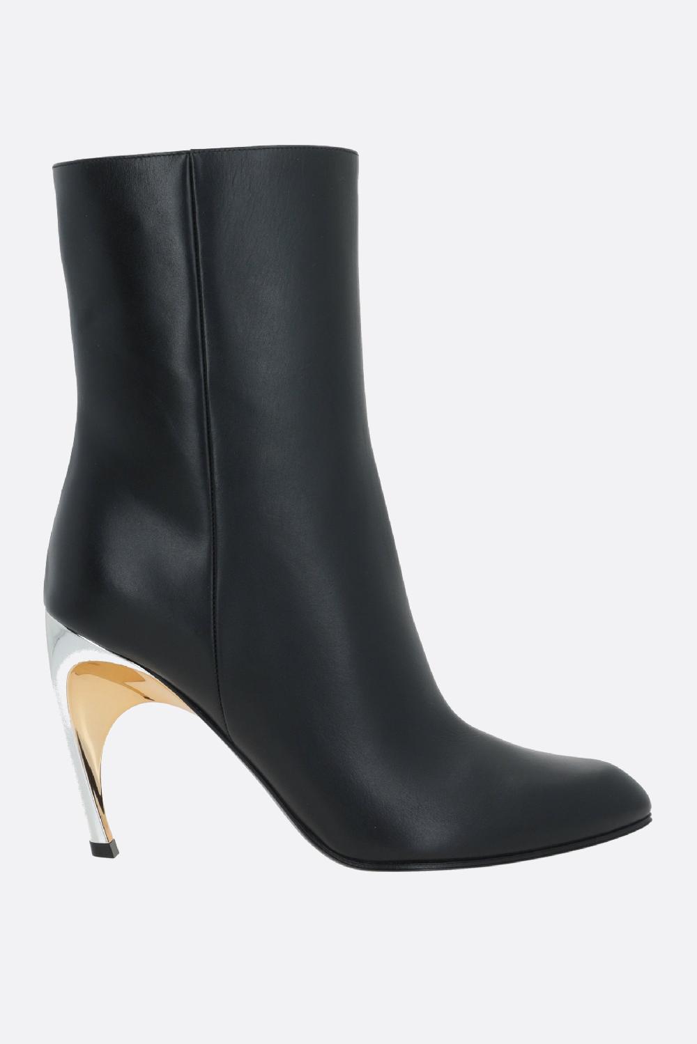ALEXANDER McQUEEN stivaletto Armadillo in pelle liscia