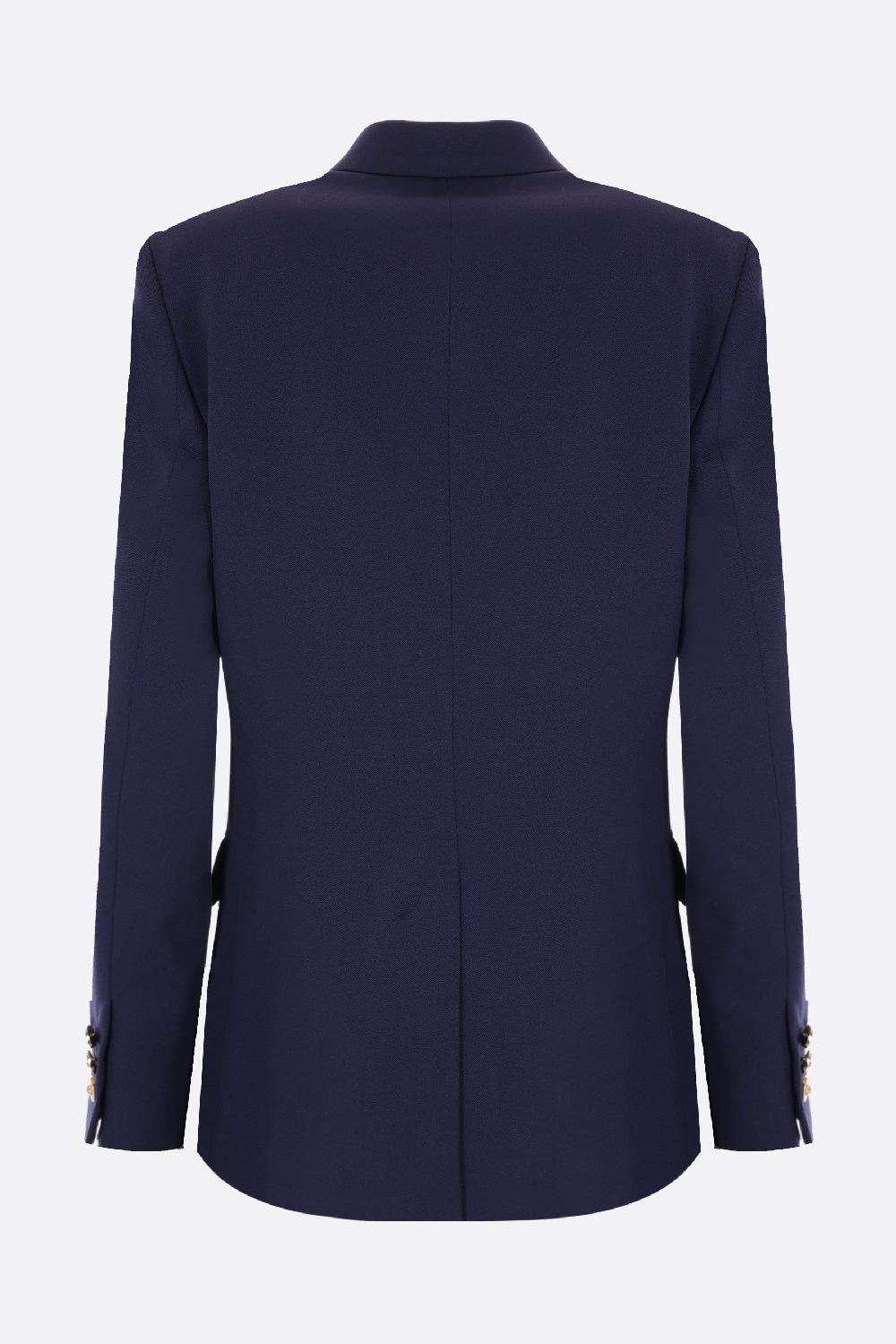 VERSACE giacca doppiopetto in twill Vendita Calda