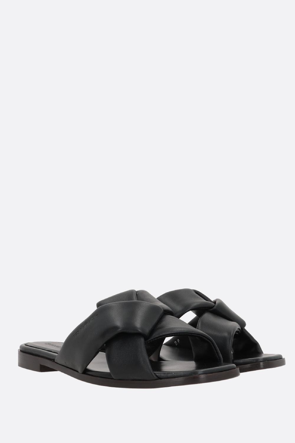 FERRAGAMO sandalo slide Alrai in nappa Spedizione Gratuita