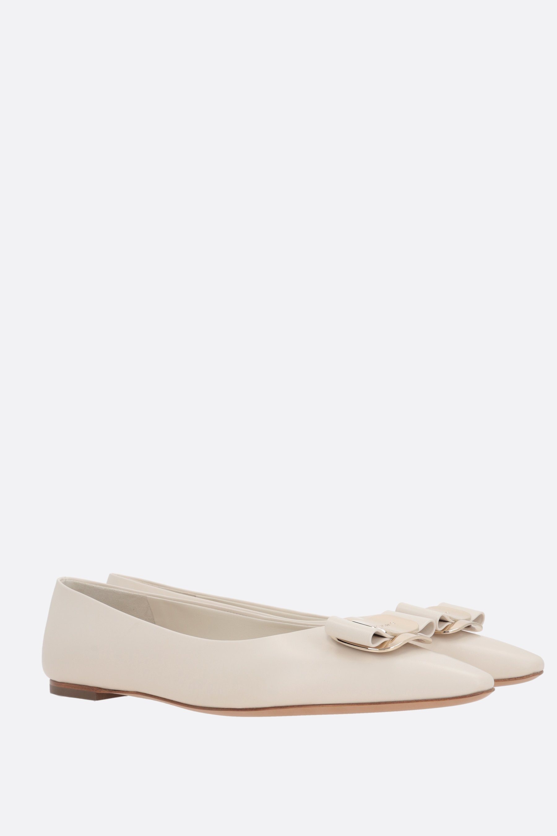 FERRAGAMO ballerina Zea in nappa Pezzi Unici