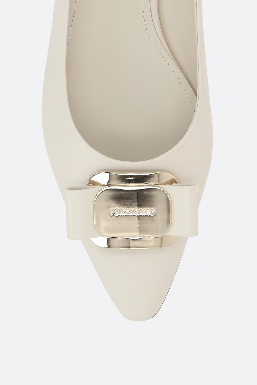 FERRAGAMO ballerina Zea in nappa Pezzi Unici