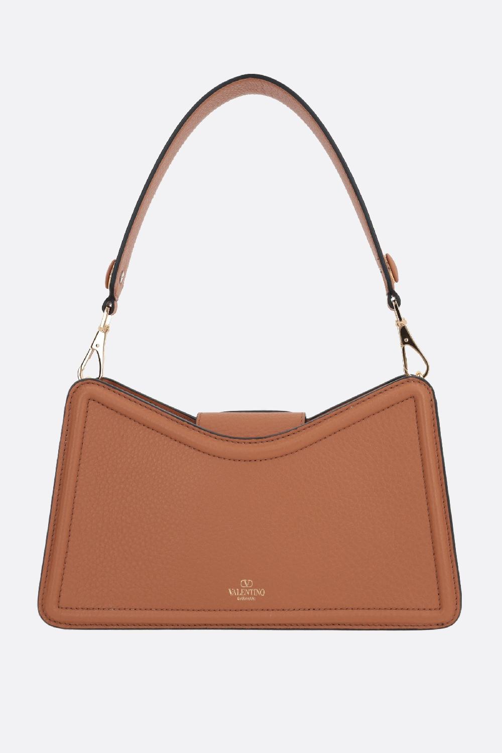 VALENTINO GARAVANI borsa a tracolla Vlogo Leather in pelle martellata Acquista Ora