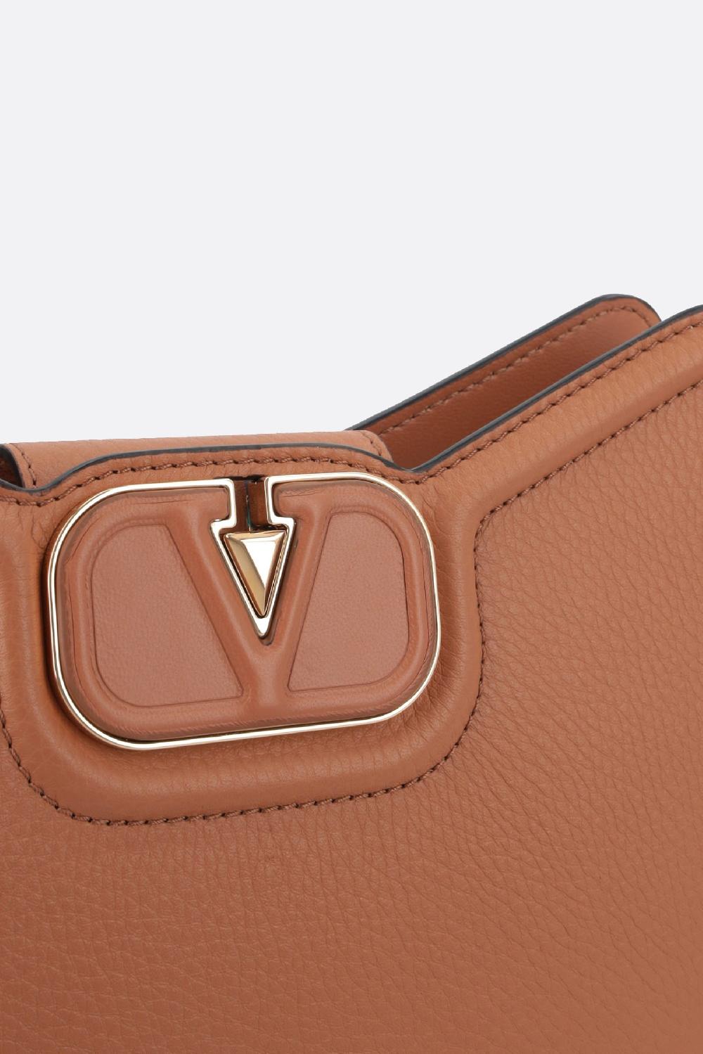 VALENTINO GARAVANI borsa a tracolla Vlogo Leather in pelle martellata Acquista Ora