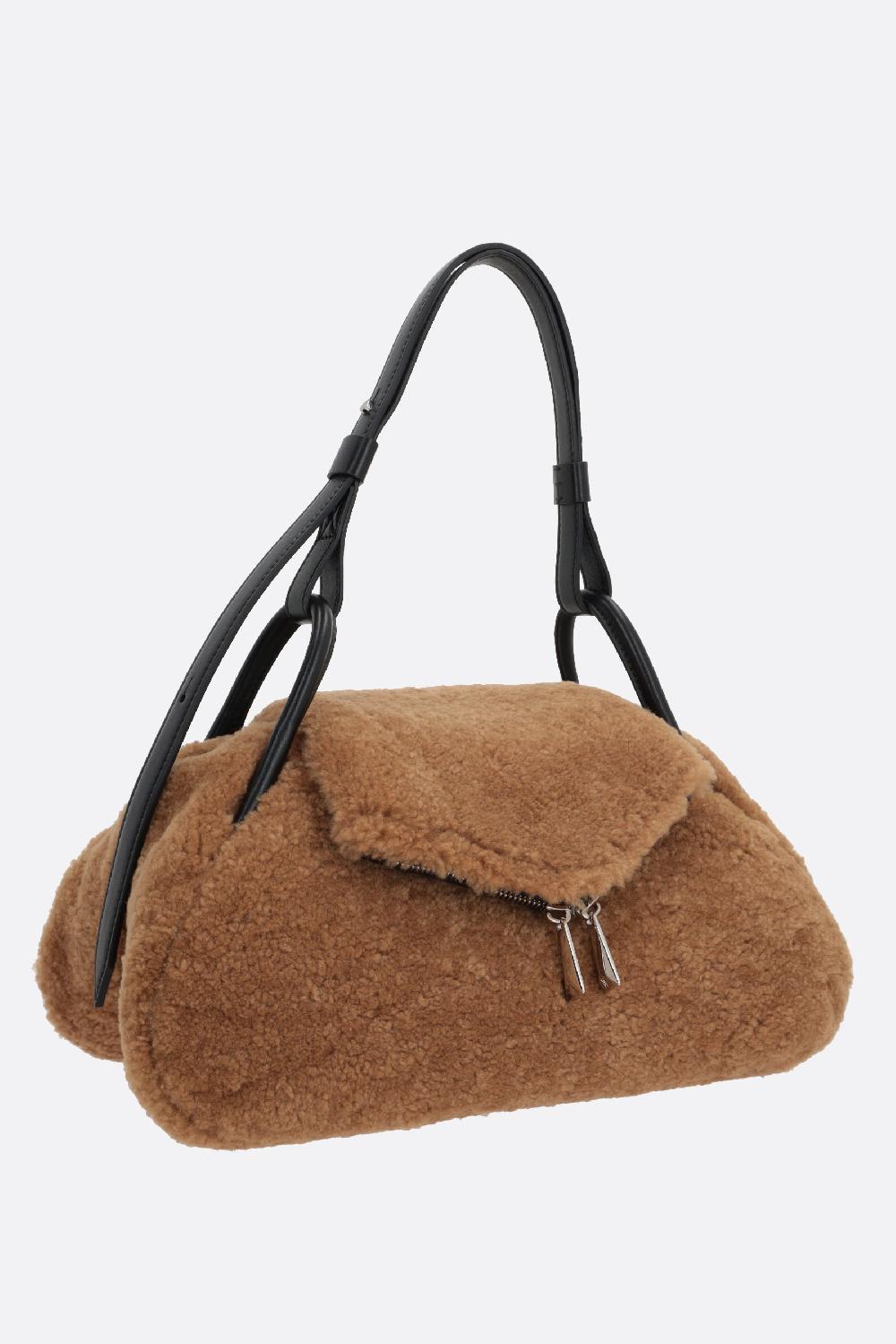AMINA MUADDI borsa a mano Gemini in shearling Fino Al -60%