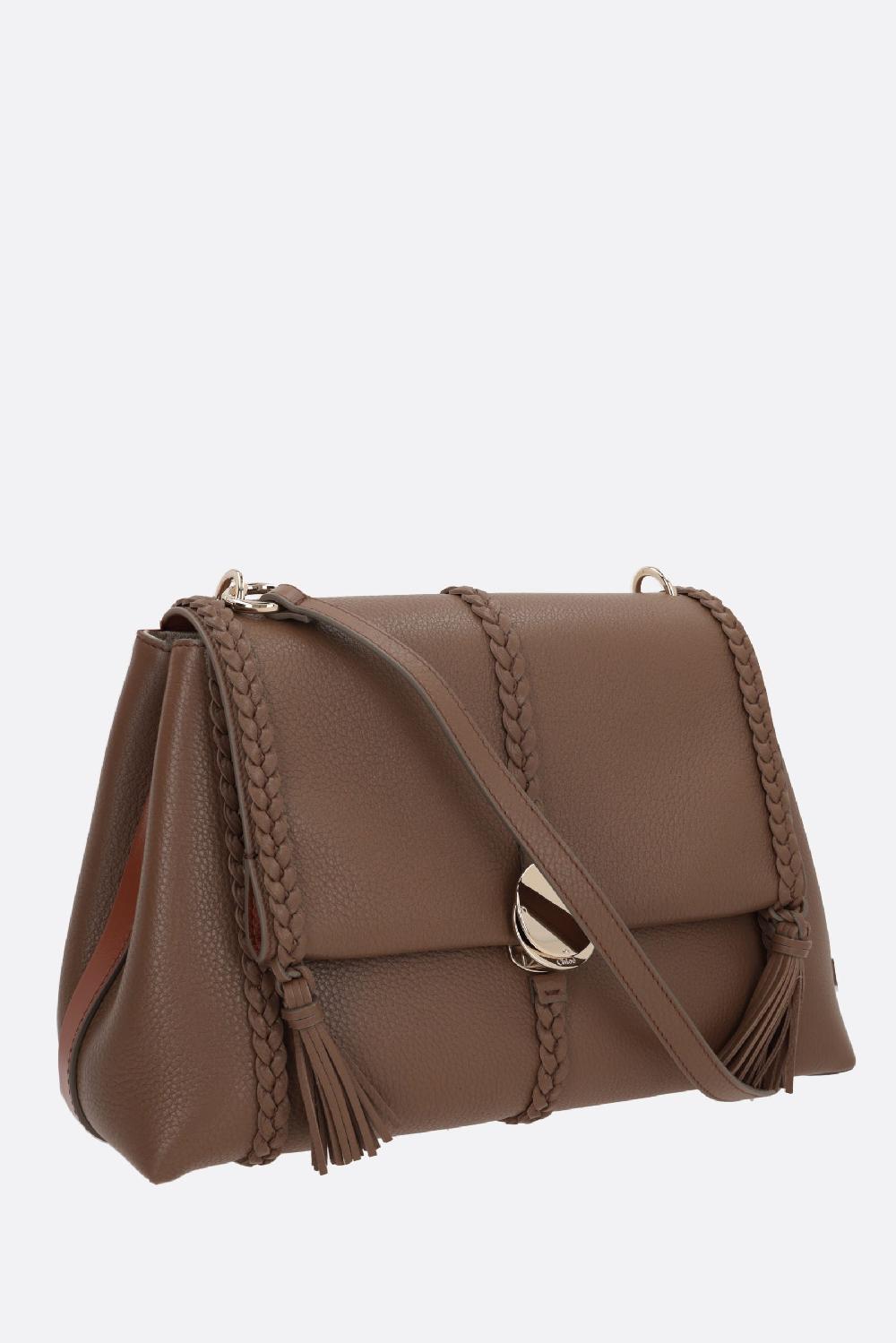 CHLOÉ borsa a spalla Penelope media in pelle martellata Prezzo Ridotto