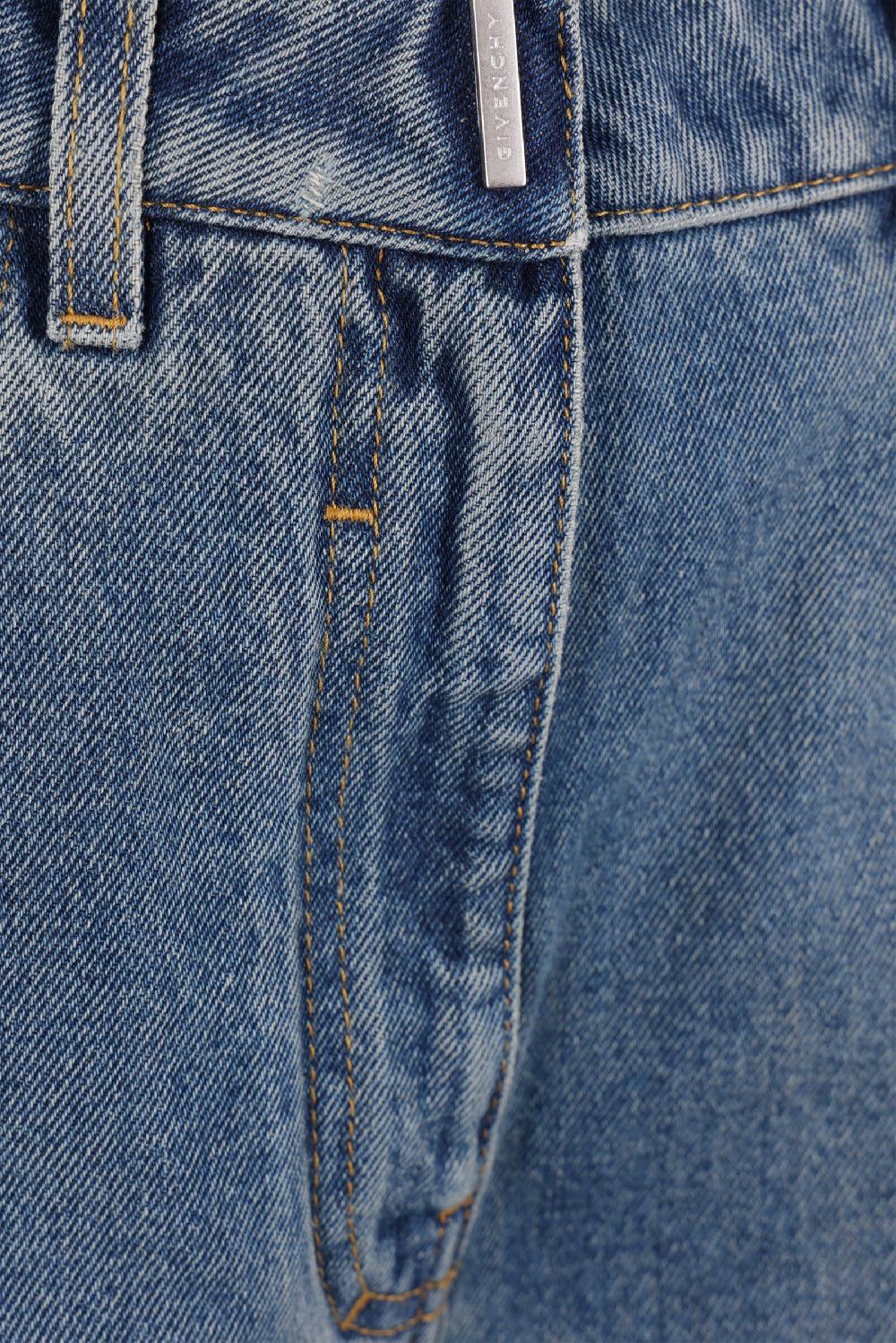 GIVENCHY jeans a gamba larga in denim Sottocosto