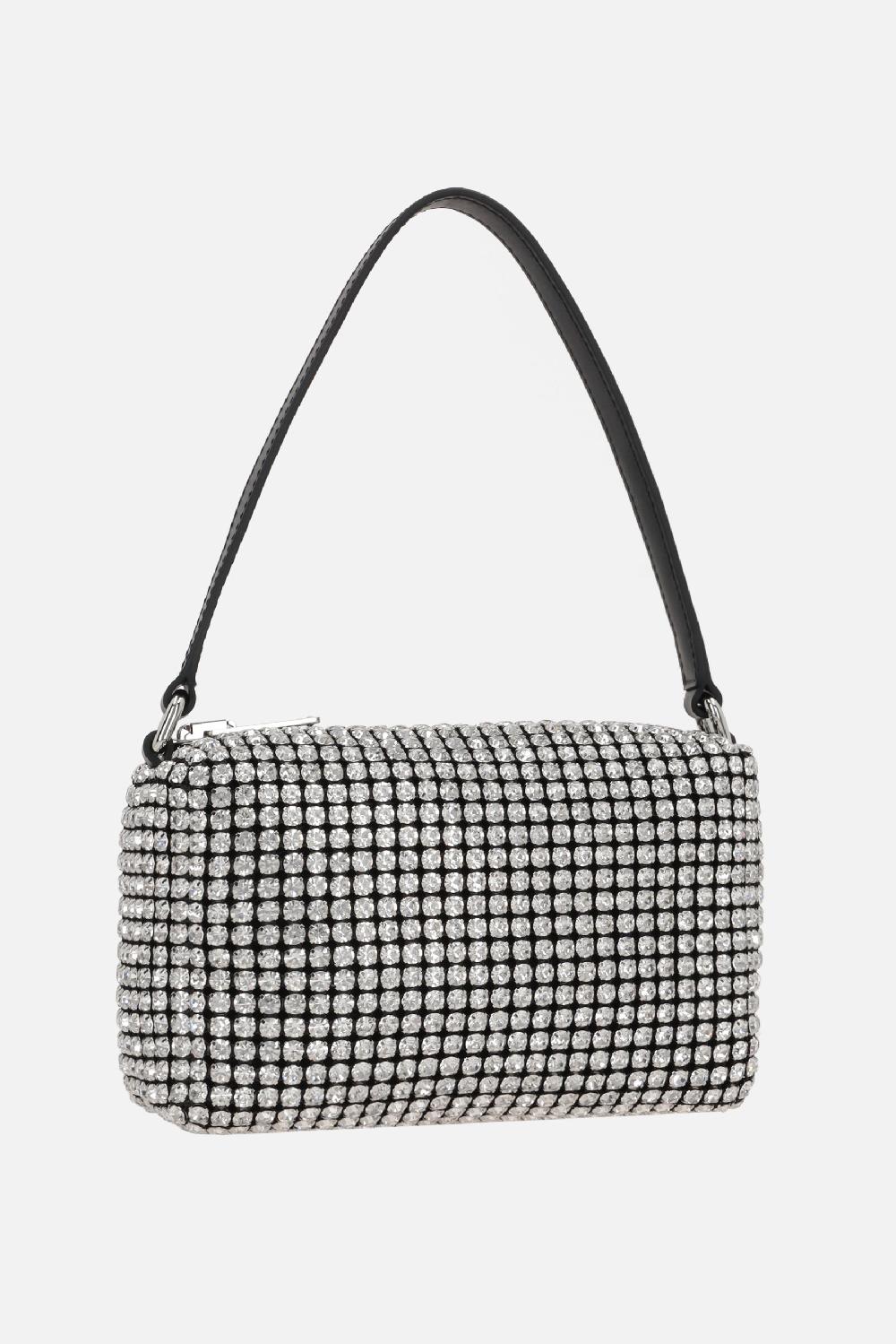 ALEXANDER WANG borsa a mano Heiress media in rete con strass Economico