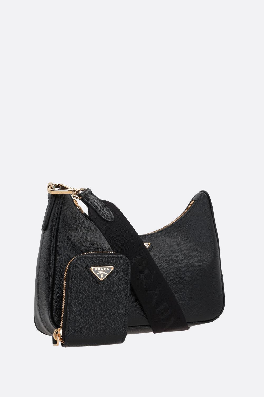 PRADA borsa a spalla Prada Re-Edition 2005 in pelle Saffiano Lux Vendita Economica