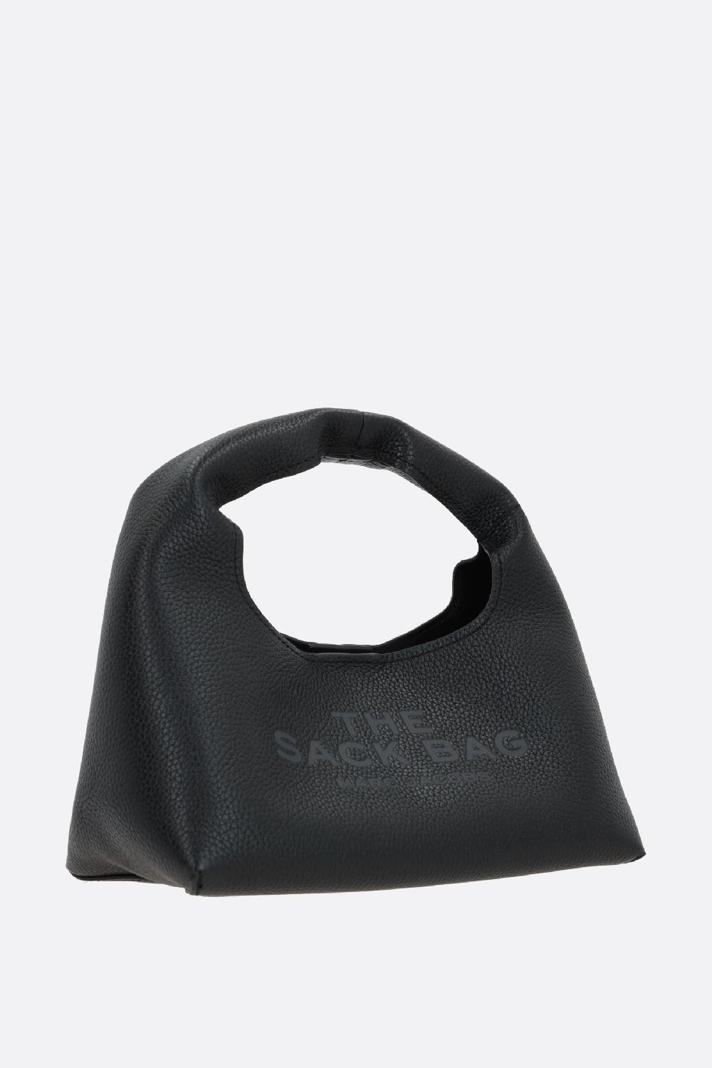 MARC JACOBS borsa a mano The Mini Sack in pelle martellata Saldi Di Fabbrica
