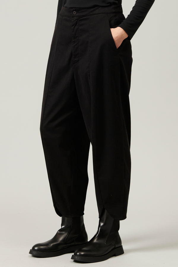 Transit Par Such Pantalone ampio linea bombé con elastico sul dietro in tencel modal e – Transit Consegna Veloce