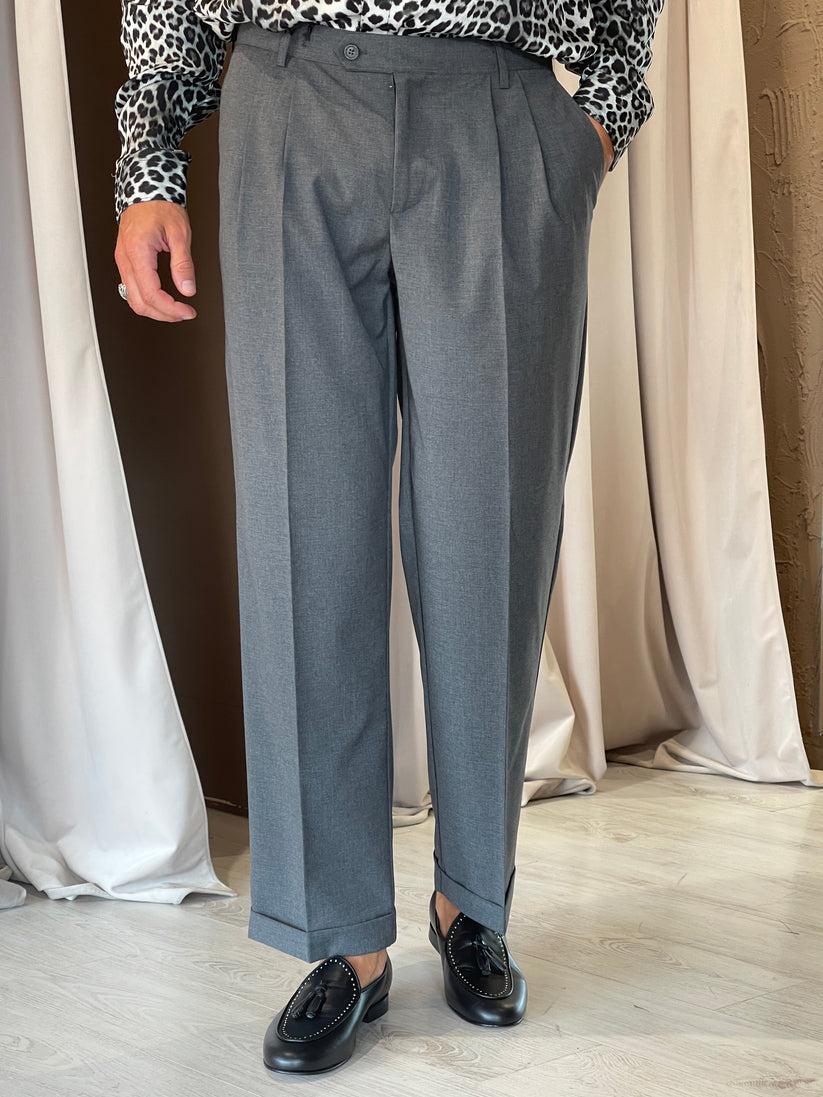 Underground Couture Pantalone D.P Grigio Lana Vendita Calda