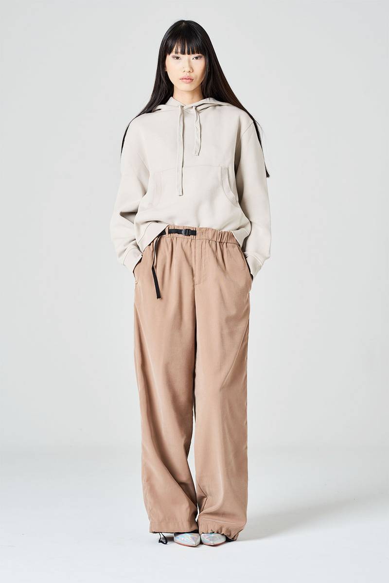 White sand Pantalone palazzo Sottocosto