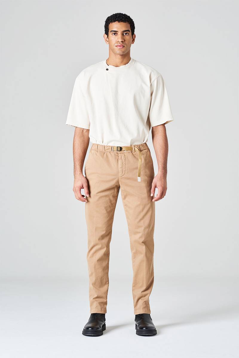 White sand Pantalone in gabardina Economico