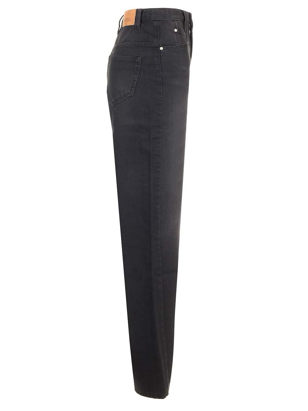 Al Duca D'Aosta Isabel Marant Jeans vita alta "Lemony" Nuovo