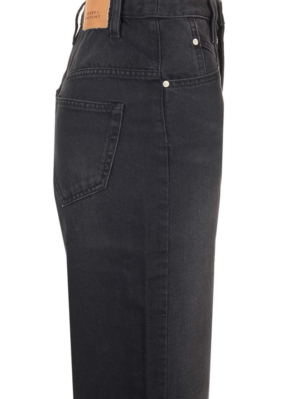 Al Duca D'Aosta Isabel Marant Jeans vita alta "Lemony" Nuovo