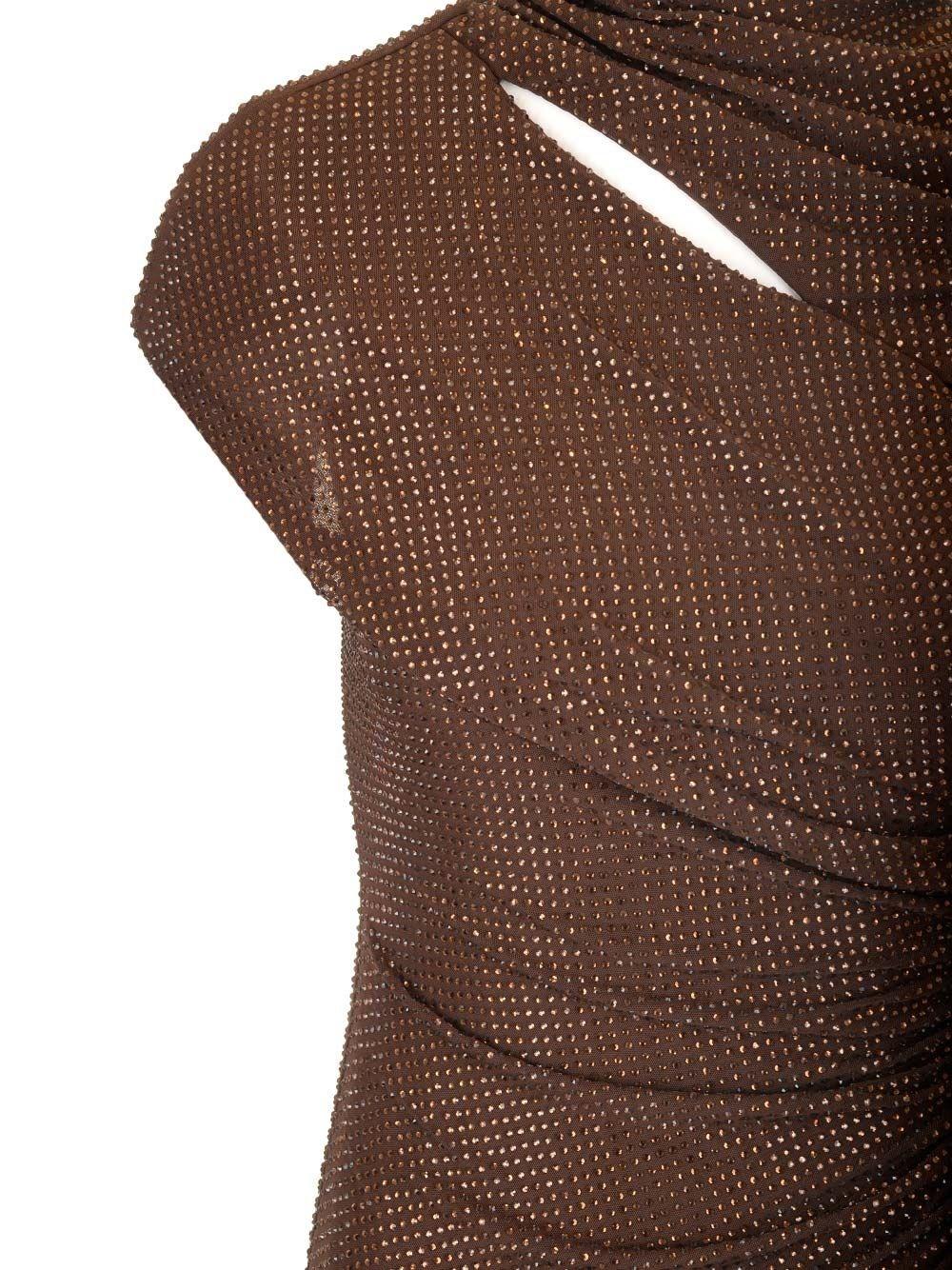 Al Duca D'Aosta Self-portrait Abito midi in mesh Sconto