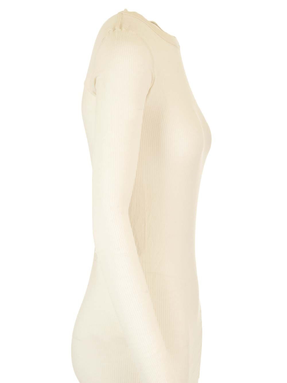 Al Duca D'Aosta Rick Owens Top maniche lunghe in jersey Vendita Calda