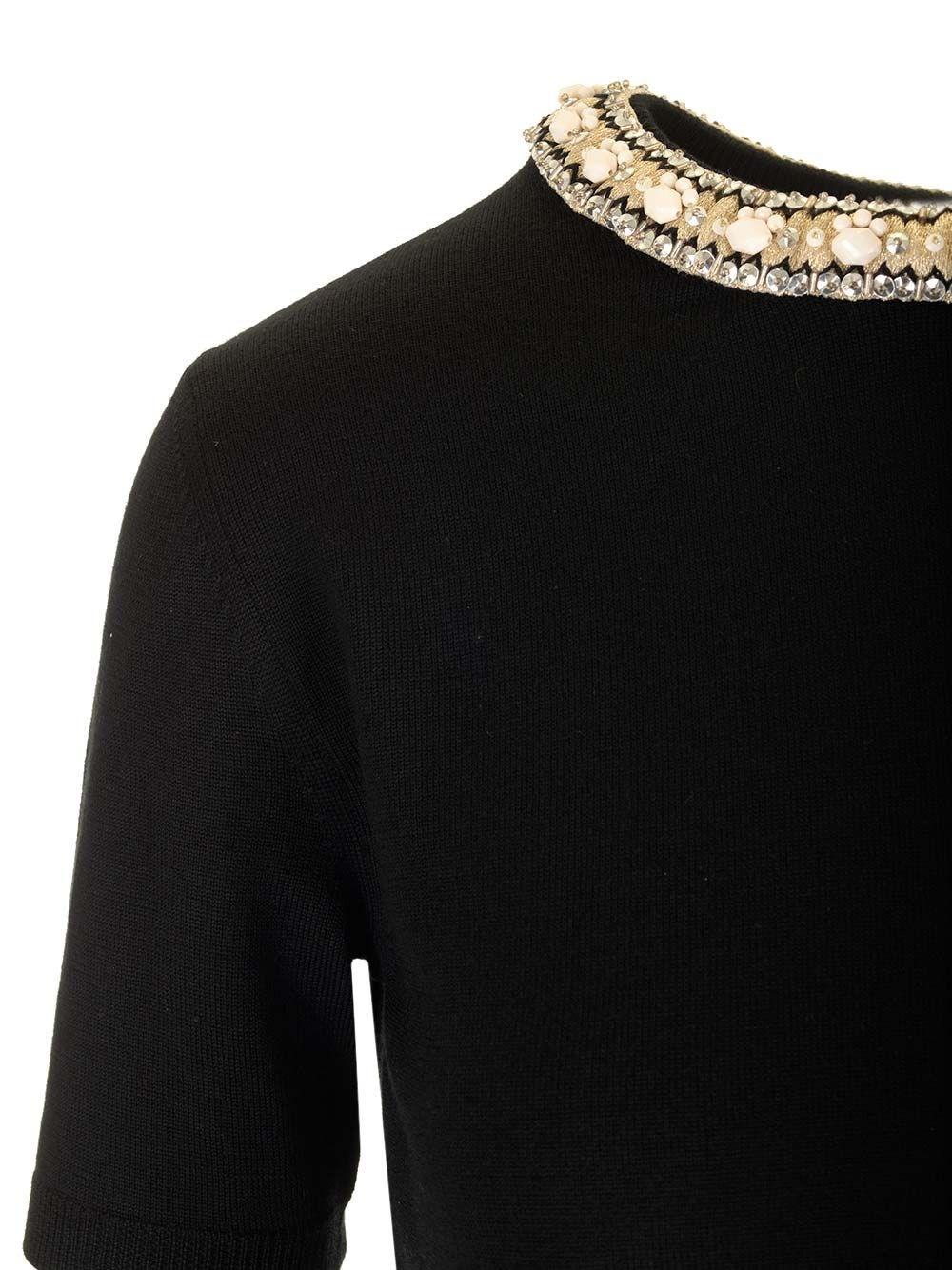 Al Duca D'Aosta Valentino Garavani Maglia in lana ricamata Sconto di tempo limitato