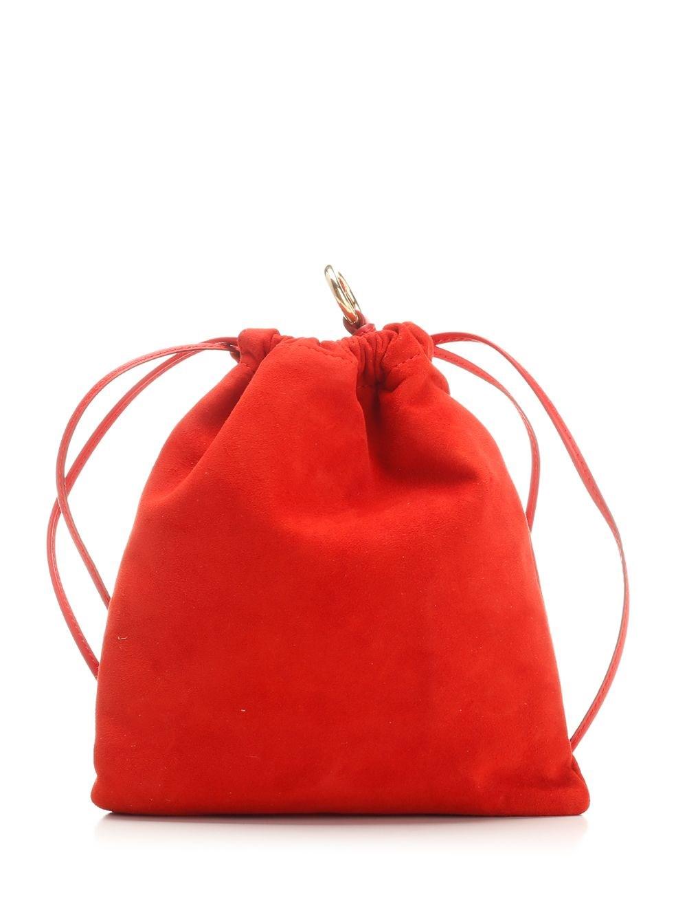 Al Duca D'Aosta Miu Miu Pouch in pelle scamosciata Smaltimento dello stoccaggio