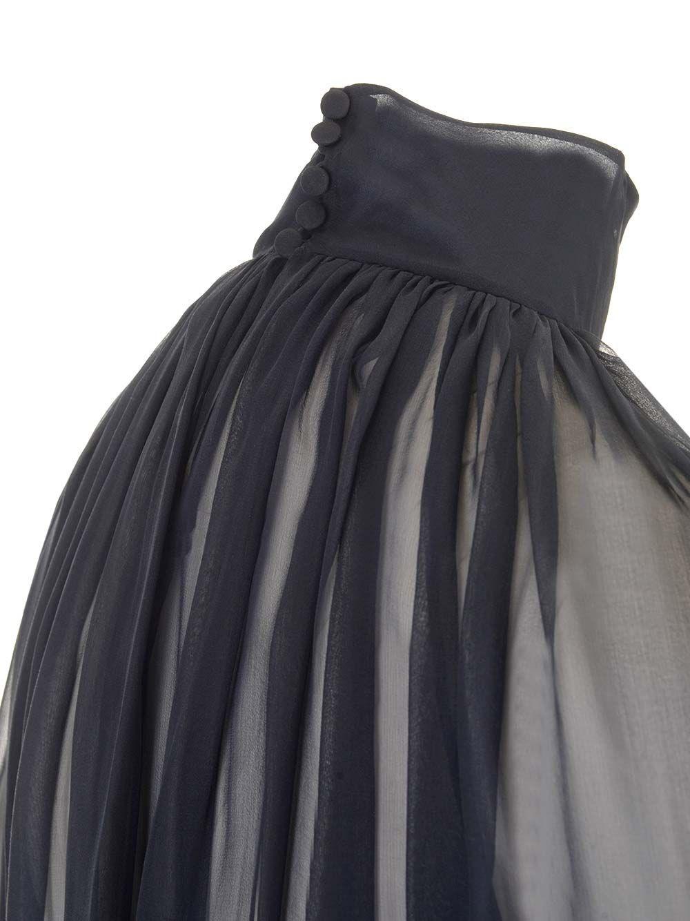 Al Duca D'Aosta Saint Laurent Blusa trasparente Enormi risparmi