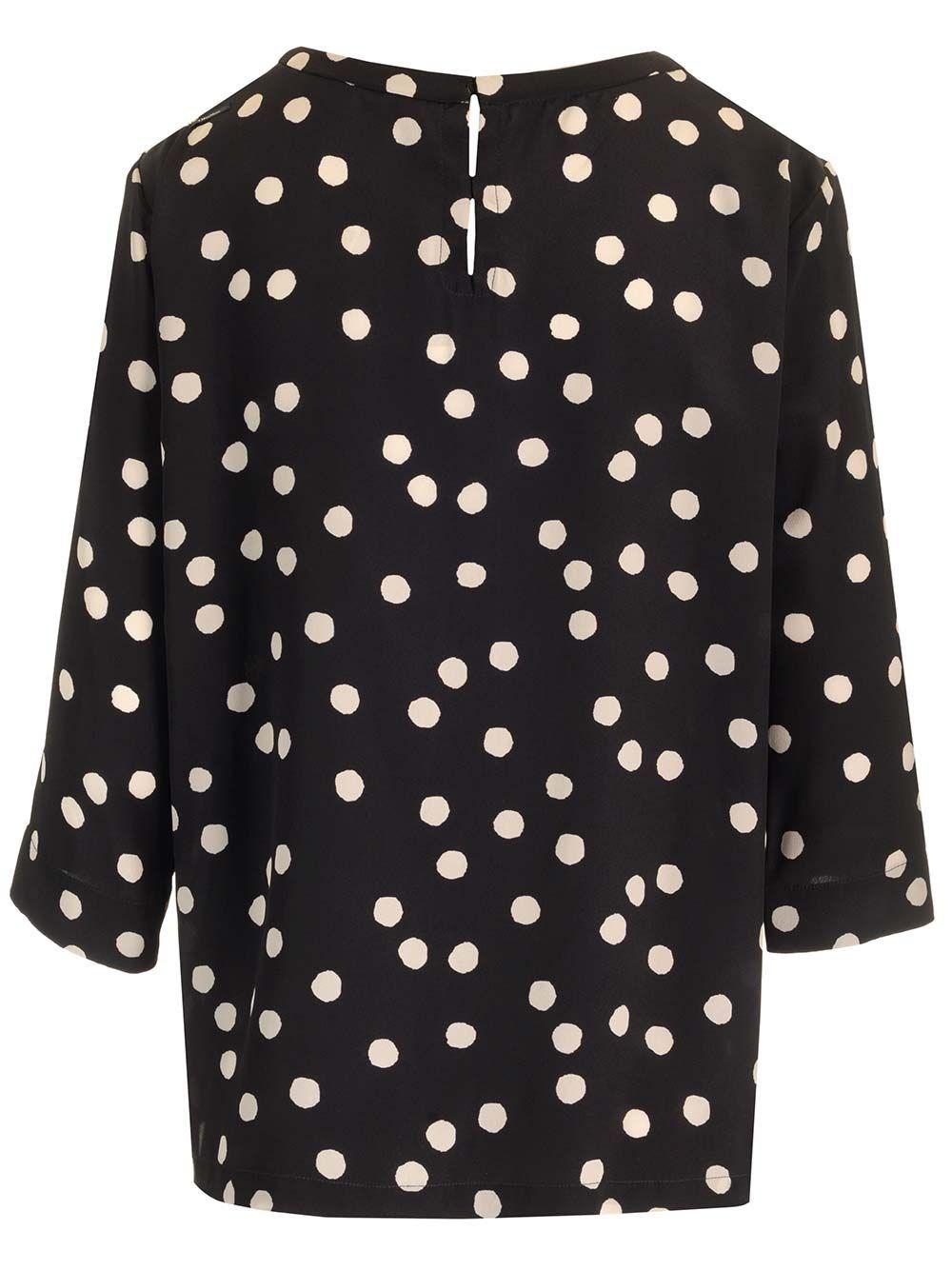 Al Duca D'Aosta 's Max Mara Blusa "Arturo" in crepe Sconti VIP