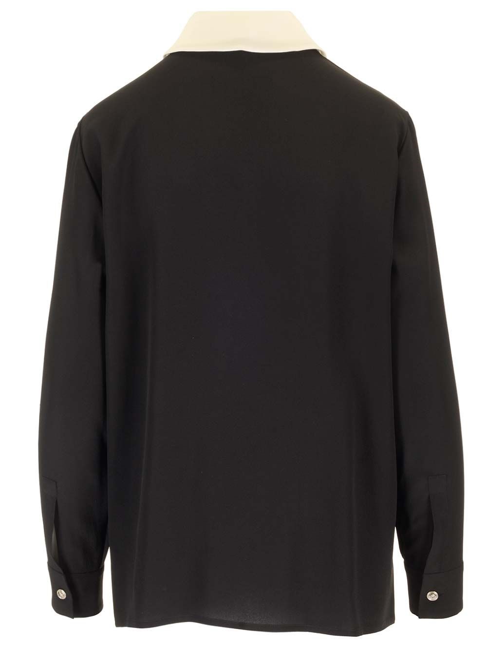 Al Duca D'Aosta Versace Blusa in crepe de chine Offerta settimanale