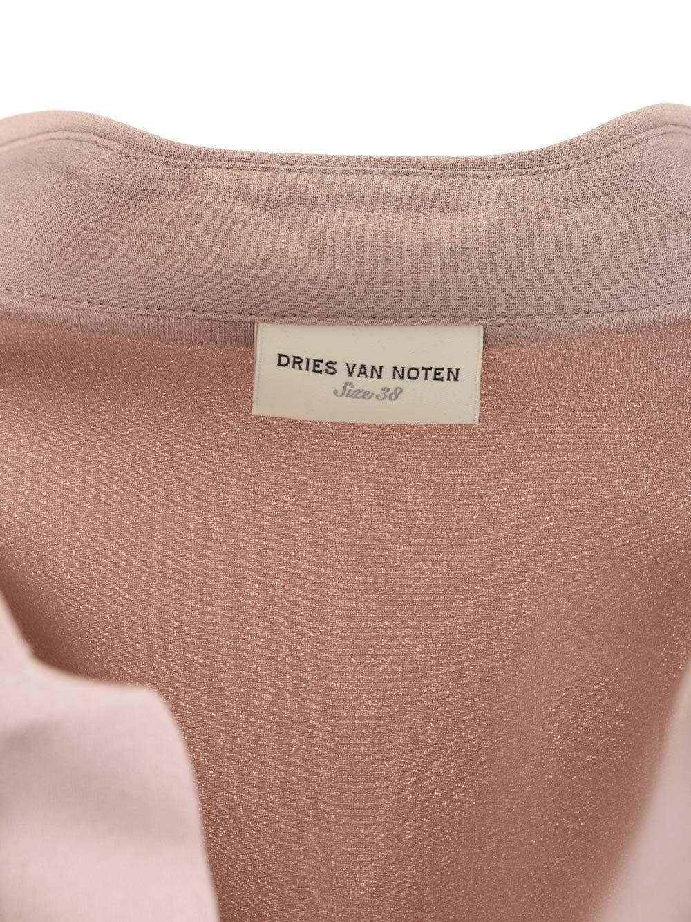 Al Duca D'Aosta Dries Van Noten Top avvolgente a maniche lunghe Ritorno libero