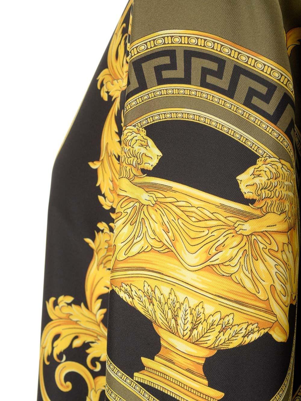 Al Duca D'Aosta Versace Camicia in twill di seta "Barocco" Only for today