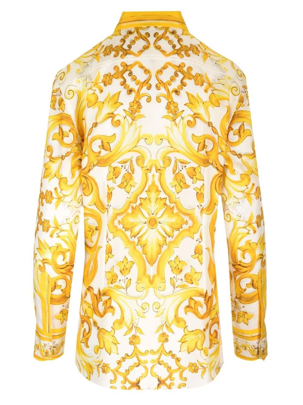 Al Duca D'Aosta Dolce & Gabbana Camicia in twill di seta Esporta salva