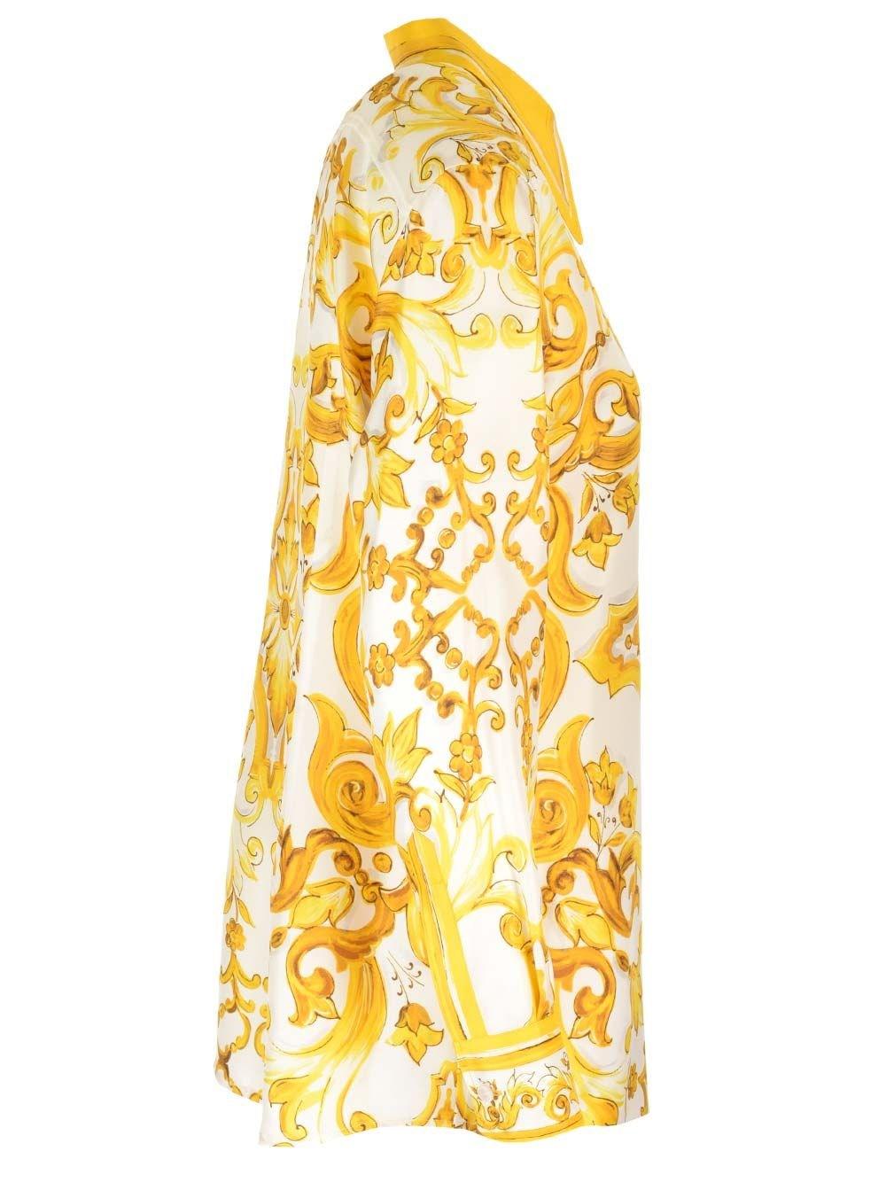 Al Duca D'Aosta Dolce & Gabbana Camicia in twill di seta Esporta salva