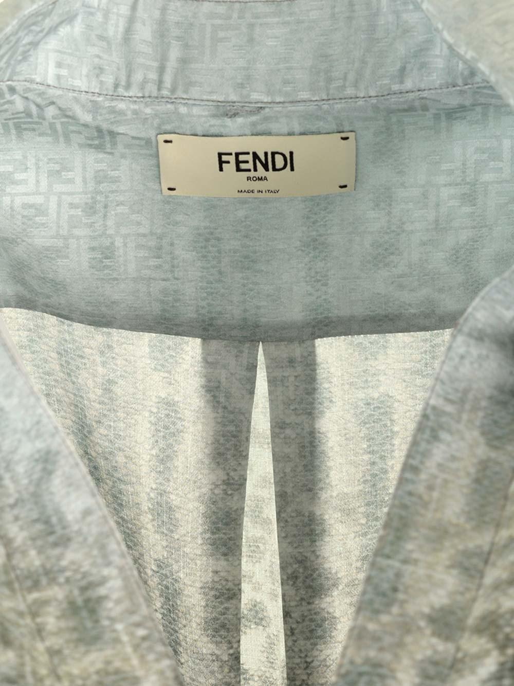 Al Duca D'Aosta Fendi Blusa in seta animalier Duty-free