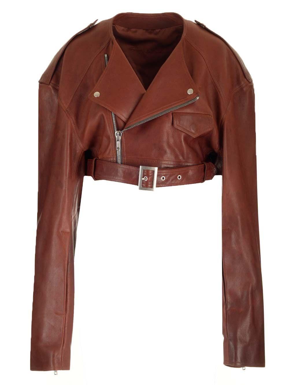 Al Duca D'Aosta Rick Owens Giacca biker corta Soddisfazione Garantita