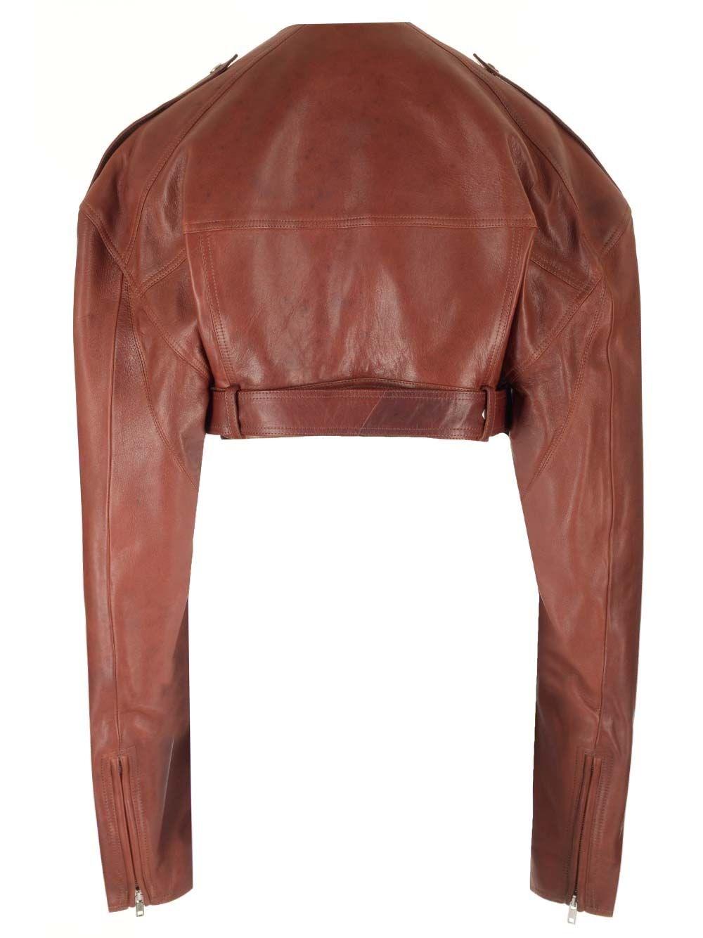 Al Duca D'Aosta Rick Owens Giacca biker corta Soddisfazione Garantita