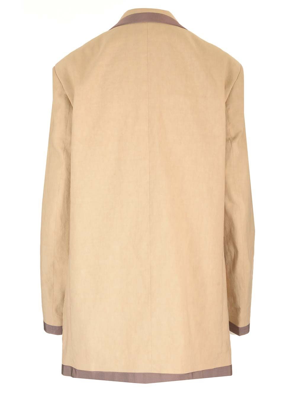 Al Duca D'Aosta Dries Van Noten Blazer in lino e cotone Consegna Veloce