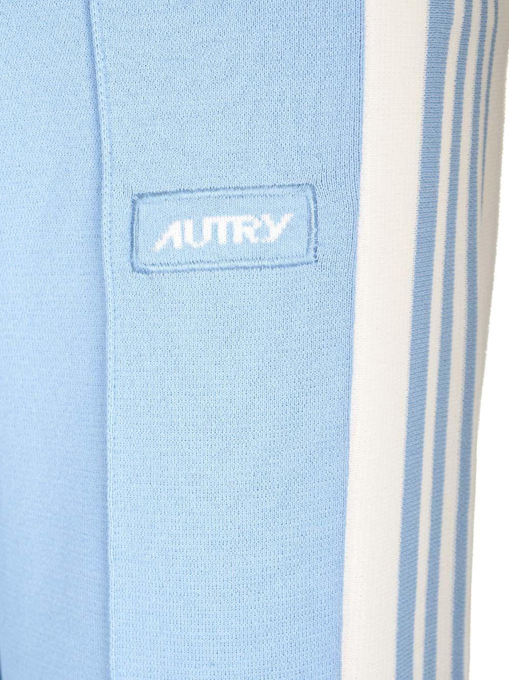 Al Duca D'Aosta Autry Pantaloni in viscosa azzurri Affare Del Giorno