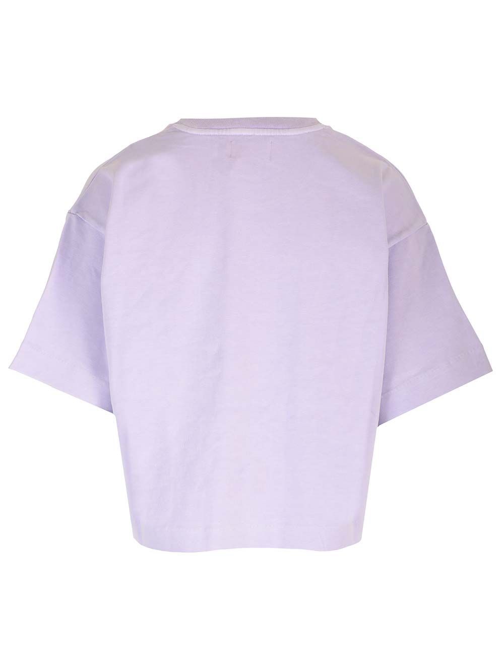 Al Duca D'Aosta Autry T-shirt cropped lilla Saldi