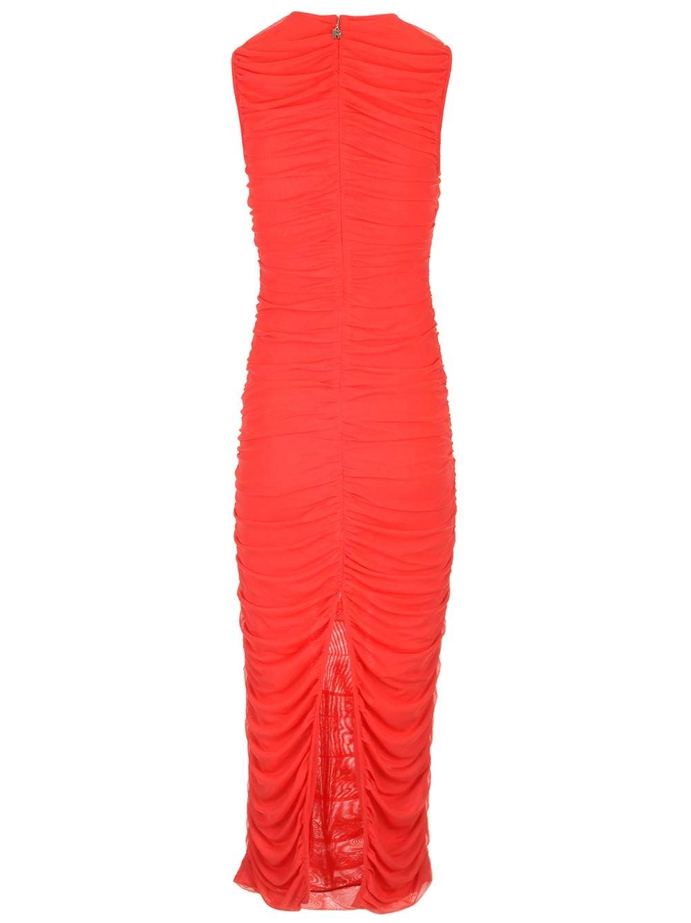 Al Duca D'Aosta Rotate Abito midi rosso con arricciature Offerta Giorno del Papà